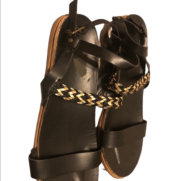 UGG Girls Jayna Sandals Black Size 6 - Picture 3 of 9